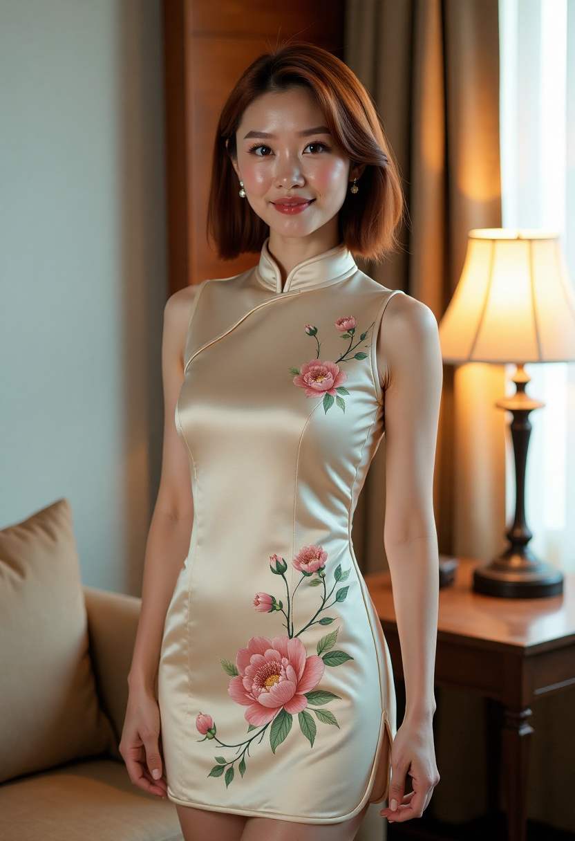 早春的少女